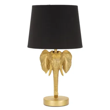 LAMPA STOŁOWA SŁOŃ 25X43 cm